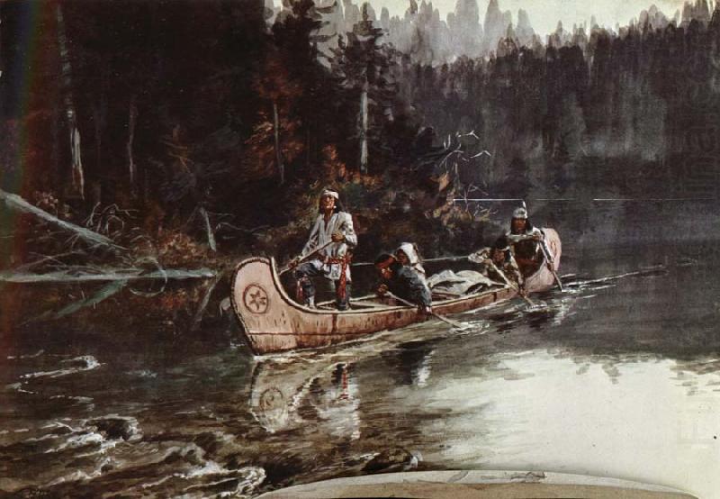 unknow artist On the,Flathead china oil painting image